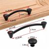 YEAHSO Black Cabinet Handles Solid Drawer Knobs Kitchen Cupboard Door Pulls Furniture Handle Cabinet Hardware 1Pcs view 4