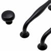 YEAHSO Black Aluminum Alloy Door Handle Drawer Kitchen Cupboard Cabinet Drawer Pull Knobs 1Pcs view 1