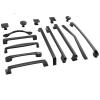 YEAHSO Black Handles for Furniture Parts Cabinet Knobs and Handles Kitchen Handles Drawer Knobs Pulls Cupboard Hardware Accessories 1Pcs view 1