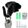 CAIRIAC Elephant Door Cabinet Handle, Creative Coat Hook, Elephant Pulls for Cabinets Drawers Doors (Black) view 1