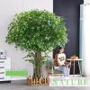 Artificial Trees Simulated Banyan Tree, Fake Tree 4.9 ft Tall with Real Wood Trunk, Artificial Plants Hotel Landscaping Tree Wishing Tree fine Decor view 3