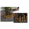 Artificial Trees Simulated Banyan Tree, Fake Tree 4.9 ft Tall with Real Wood Trunk, Artificial Plants Hotel Landscaping Tree Wishing Tree fine Decor view 4