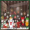2 New Christmas Decorations, Christmas Season Window Stickers, Scene Decorations, Atmosphere Decorations, Stickers view 1