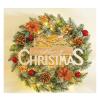 24 Inch Artificial Pre-Lit Christmas Wreath, Christmas Wreaths for Front Door,Mixed Pine Decorated Frosted Berries, Pinecones, LED Lights, Holiday Decoration for Front Door (with Light,20in) view 1
