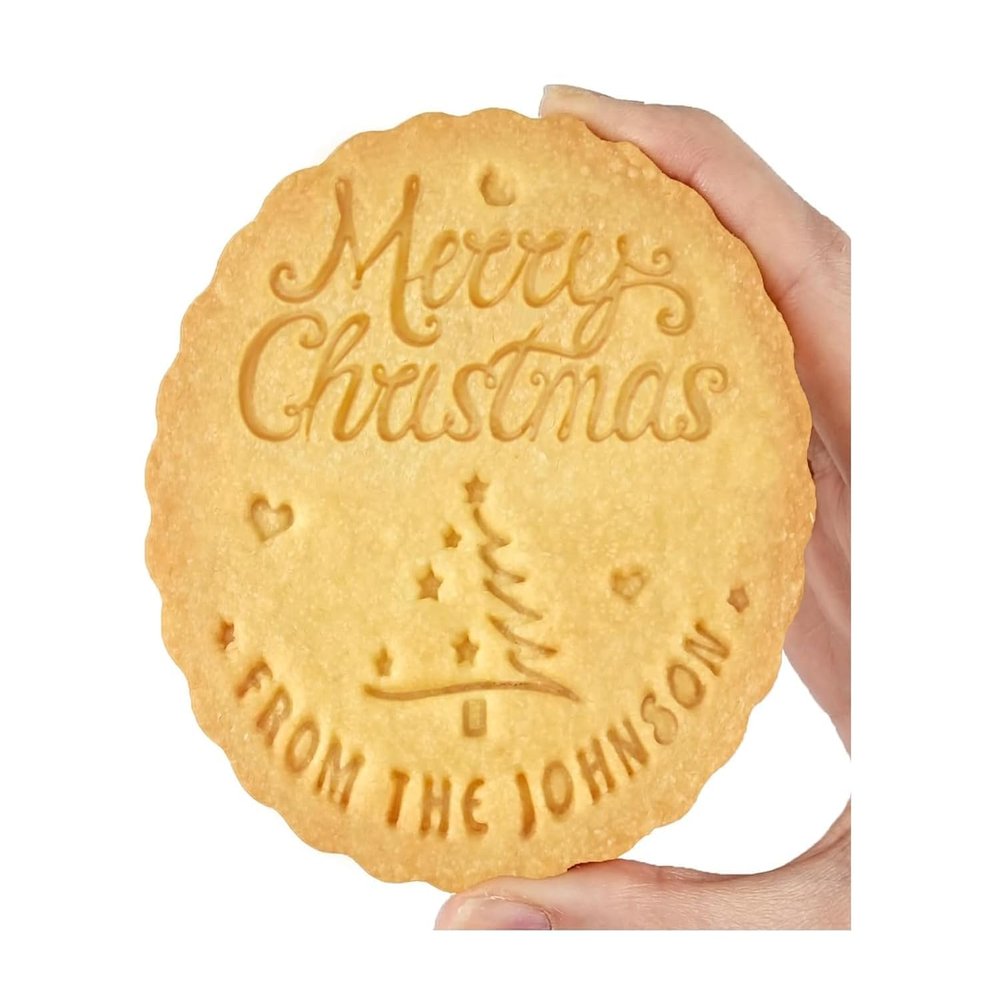 2025 Custom Christmas Cookie Stamp Set - Personalize Your Name with 3D Printing Great for holiday baking and gift giving(Design-D)