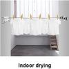 AtEEco 5.2M Retractable Clothesline Retractable Bathroom Accessories Drying Cloth Rack Double Line Stretch view 3