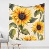 Bedbliss Yellow Sunflower Wall Tapestry - Festive Home Decor And Versatile Accent 59x59in view 3