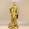 burid Pure Copper Chinese Feng Shui Guan Gong Statue God of Wealth Home and Office Decoration Wu God of Wealth Guan Yu Statue Best Furnishings Gifts, 18*17*42CM4.7KG view 3