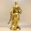 burid Pure Copper Chinese Feng Shui Guan Gong Statue God of Wealth Home and Office Decoration Wu God of Wealth Guan Yu Statue Best Furnishings Gifts, 18*17*42CM4.7KG view 4