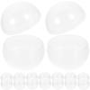 Uonlytech 50pcs Vending Machine Capsules 1.7 Inch 45mm Translucent Round Capsules Plastic Refillable Balls for Gumball Machines view 1