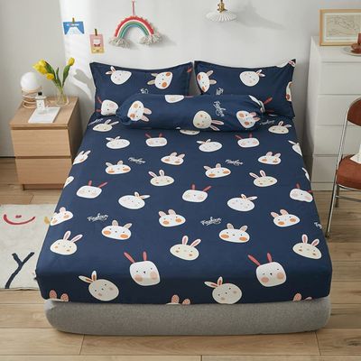 Bed Fitted Sheet Polyester Mattress Cover 80x200 140x190 140x200 160x200 180x200,05,Double 137x200x25cm