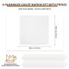 40 Packs White Cloth Napkins Cotton Linen Napkins Bulk 16.5 x 16.5Inch Handmade Gauze Napkins with Fringe, Natural Soft Cotton Rustic Dinner Napkins for Wedding Party Christmas Decoration view 2