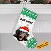 NAZENTI Custom Flat Coated Retriever Dog Stocking, Dog Christmas Stocking, Christmas Stocking for Dog, Puppy Stocking for Dog Lovers, Family, Home Decor, Christmas view 3