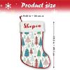 NAZENTI Custom Flat Coated Retriever Dog Stocking, Dog Christmas Stocking, Christmas Stocking for Dog, Puppy Stocking for Dog Lovers, Family, Home Decor, Christmas view 4