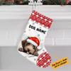 NAZENTI Custom Spanish Water Dog Stocking, Dog Christmas Stocking, Christmas Stocking for Dog, Puppy Stocking for Dog Lovers, Family, Home Decor, Christmas view 2