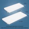 Air Conditioner Drip Tray for Outside Durable Made of PP5, Air Conditioner Drip Pan with Drain Hose Easy to Install 2 Sizes Silver (Color : 2m, Size : 91.5 * 45cm) view 2