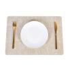 Table mat, Leather placemat, Double-Sided Western placemat, Waterproof and Insulating mat view 1