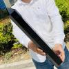 AtkitS Beautiful Natural Obsidian Hexagon Pillar Healing Crystal Point Wand Home Decorations Natural Mineral DIY Gift (Size : 600-650g) view 4