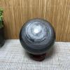 AtkitS Beautiful Natural Silver Obsidian Ball Therapeutic Crystal Polishing Ball (Size : 450-500g) view 1