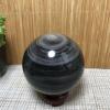 AtkitS Beautiful Natural Silver Obsidian Ball Therapeutic Crystal Polishing Ball (Size : 450-500g) view 3