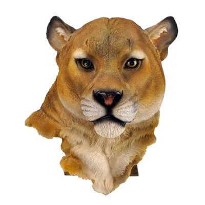 BSapp Head Wall Decor, Emulation Taxidermy Leopard Head Animals Sculpture For Living Room Study Bedroom And Farmhouse Decor