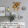 BSapp Head Wall Decor, Emulation Taxidermy Leopard Head Animals Sculpture For Living Room Study Bedroom And Farmhouse Decor view 4