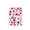BETAM J&Rey Home 100 Pcs Wedding Organza Drawstring Bag Small Jewelry Pouch Bag,Party Favor Bags (3.5"x4.75", Red) view 1
