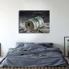 100 Dollar Bill Cash Currency Money Poster Decorative Painting Print Modern Home Bedroom Living Room Decoration Canvas Wall Art Aesthetic (Framed,1620inch) view 2