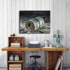 100 Dollar Bill Cash Currency Money Poster Decorative Painting Print Modern Home Bedroom Living Room Decoration Canvas Wall Art Aesthetic (Framed,1620inch) view 4