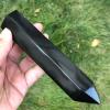 AtkitS Beautiful Natural Obsidian Quartz Crystal Pointed Stick Home Decoration (Size : 150-200g) view 3