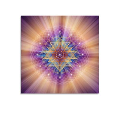 AAHARYA Posters Sacred Geometry Art Paintings for Wall Decorations Home Decor Canvas Painting Posters And Prints Wall Art Pictures for Living Room Bedroom Decor 16x16inch(40x40cm) Unframe-style-1