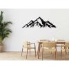 Bisamu Rocky Mountains Metal Wall Art, Metal Rocky Mountains Metal Wall Decor, Rocky Mountains Art, Mountains Metal Art, Metal Wall Art, Housewarming Gift (15"X12" / 114 X 30cm) view 1