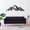 Bisamu Rocky Mountains Metal Wall Art, Metal Rocky Mountains Metal Wall Decor, Rocky Mountains Art, Mountains Metal Art, Metal Wall Art, Housewarming Gift (15"X12" / 114 X 30cm) view 2