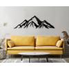 Bisamu Rocky Mountains Metal Wall Art, Metal Rocky Mountains Metal Wall Decor, Rocky Mountains Art, Mountains Metal Art, Metal Wall Art, Housewarming Gift (15"X12" / 114 X 30cm) view 3