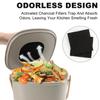 Compost Bin Kitchen, LALASTAR Countertop Compost Bin with Lid, Made of Sustainable Bamboo Fiber, Odorless Indoor Compost Bucket, 1 Gallon, Grey, Square view 3