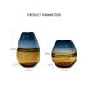 YIORYO Modern Glass Vase, Light Luxury Gradient Glass Vase,Large Flower Vases for Home, Office, Decor, Wedding Centerpieces (Size : Large) view 2