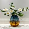 YIORYO Modern Glass Vase, Light Luxury Gradient Glass Vase,Large Flower Vases for Home, Office, Decor, Wedding Centerpieces (Size : Large) view 4