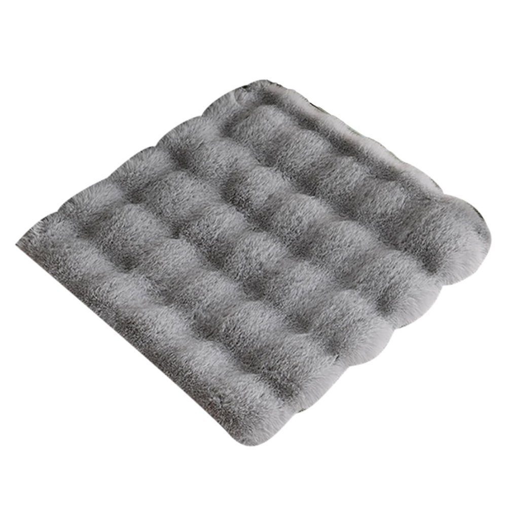 GIFZES Chair Slipcover Solid Color Chair Cushion Wear Resistant Extra Soft Thick Washable Dining Chair Cushion Thickened Seat Pad Throw Pillow Grey 40x40cm