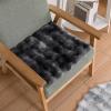 GIFZES Chair Slipcover Solid Color Chair Cushion Wear Resistant Extra Soft Thick Washable Dining Chair Cushion Thickened Seat Pad Throw Pillow Grey 40x40cm view 2