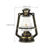CORHAD 10Pcs Miniature Kerosene Lamp Ornament Vintage Kerosene Light Decor for Christmas Halloween Retro Lantern Light Decor for Home Tree Decorations view 4