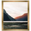 CountryArtHouse 42x7 Frame Gold Bronze Modern Solid Wood Picture Frame | 0.75 Inch Moulding Width | Includes UV Acrylic Plexiglass, Acid Free Foam Backing Board and Hanging Hardware view 4