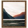 CountryArtHouse 12x43 Frame Gold Solid Wood Picture Frame - Complete Modern Photo Frame Includes UV Acrylic Plexiglass, Acid Free Foam Backing Board and Hanging Hardware view 4