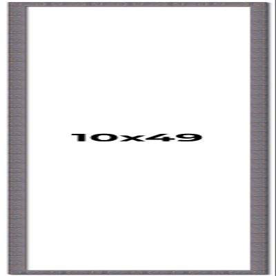 10x49 Frame Slate Blue Distressed Rustic Solid Wood Picture Frame | 0.75 Inch Moulding Width | Includes UV Acrylic Plexiglass, Acid Free Foam Backing Board and Hanging Hardware | Sonoma Collection