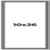 10x26 Frame Slate Blue Distressed Rustic Solid Wood Picture Frame | 0.75 Inch Moulding Width | Includes UV Acrylic Plexiglass, Acid Free Foam Backing Board and Hanging Hardware | Sonoma Collection view 1