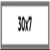 30x7 Frame Slate Blue Distressed Rustic Solid Wood Picture Frame | 0.75 Inch Moulding Width | Includes UV Acrylic Plexiglass, Acid Free Foam Backing Board and Hanging Hardware | Sonoma Collection view 1