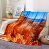 Svnthqp National Park Flannel Throw Blanket Bryce Canyon Boulder Utah Warm Lightweight Cozy Blanket for Bedroom Living Rooms Sofa Couch 60x80 Inch view 1
