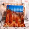 Svnthqp National Park Flannel Throw Blanket Bryce Canyon Boulder Utah Warm Lightweight Cozy Blanket for Bedroom Living Rooms Sofa Couch 60x80 Inch view 2