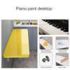 Laundry Floating Folding Table, Wood Wall Mounted Folding Table, fold down table, Folding Kitchen Table, Drop Leaf Dining Stable Sturdy Table With Bracket, Wall Shelf Computer Desks Workstations ( Col view 3