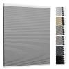 Keego Cellular Shades Cordless Honeycomb Blinds Heat Insulated Custom Size Easy to Install Blackout Blinds for Windows Shades for Bedroom Windows (Light Grey, 67" W x 72" H) view 1