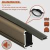 HDYZJQ Laundry Room/Wardrobe Closet Rod, Detachable Wall Mounted Closet Bar, Garment Bar with 2 Flange Sockets, 20/28/32/38/40/46/50/56 Inch Long(Silver,28in/71cm) view 3